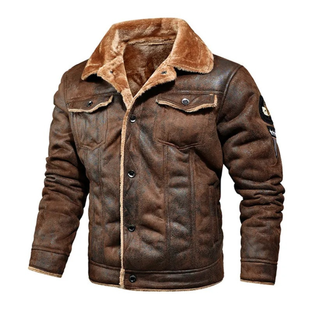 Bart | Warm and Versatile Leather Jacket