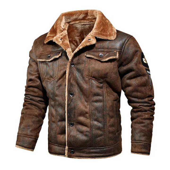 Bart | Warm and Versatile Leather Jacket