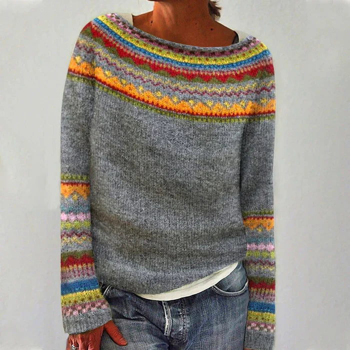 Luna| Retro Winter Sweater