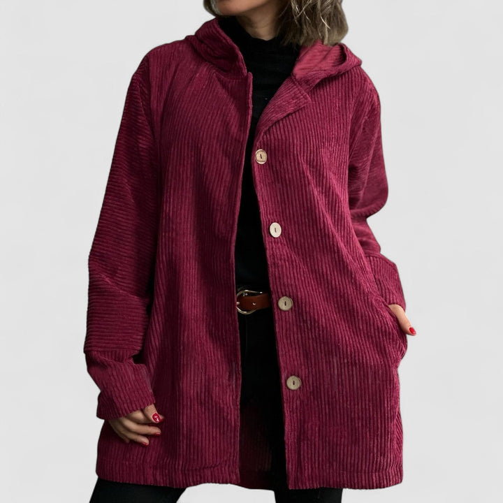 Noa | Cozy Corduroy Hooded Jacket