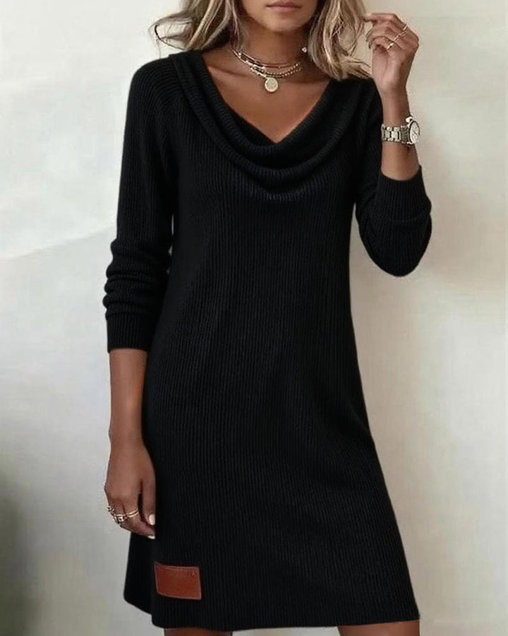Sienna | Soft Ribbed Sweater Dress