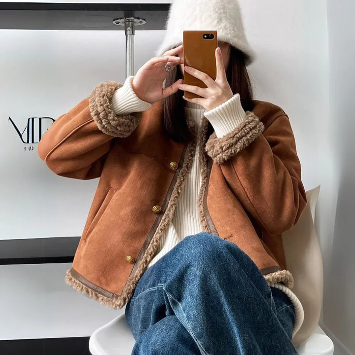 Fleur | Suede Jacket