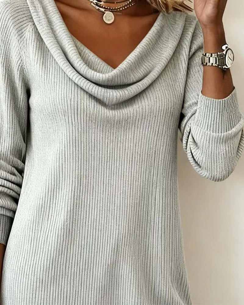 Sienna | Soft Ribbed Sweater Dress