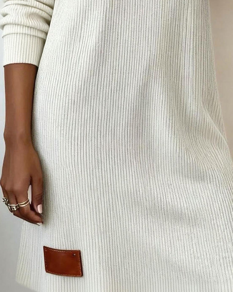 Sienna | Soft Ribbed Sweater Dress