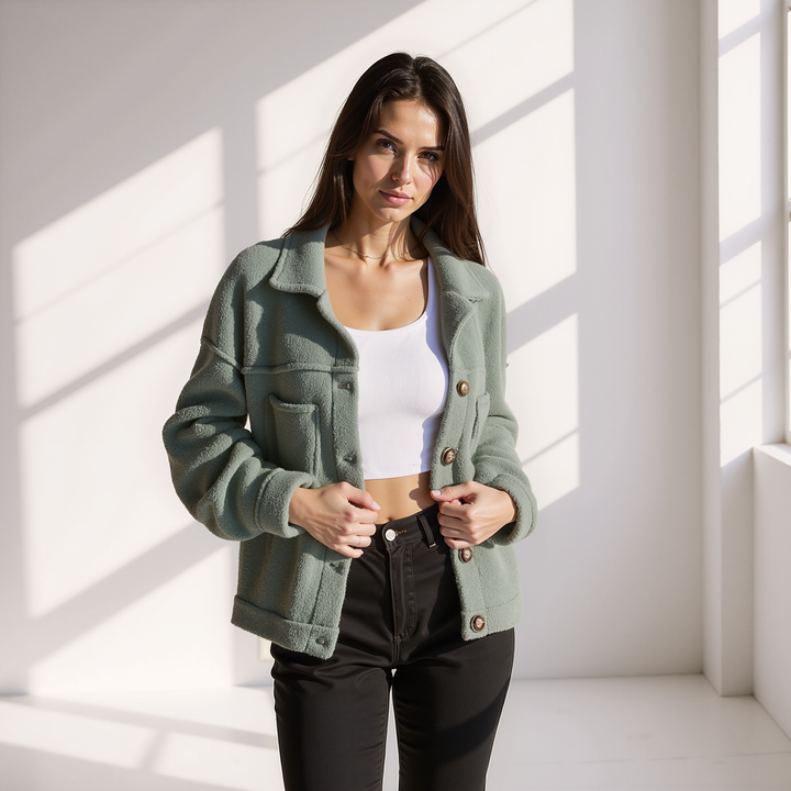 Britt | Fleece Autumn Jacket