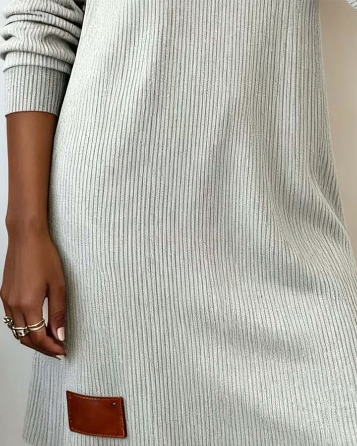 Sienna | Soft Ribbed Sweater Dress