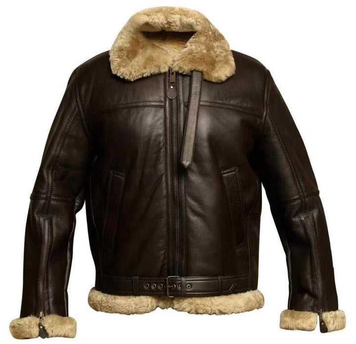 Martijn | Shearling Aviator Jacket