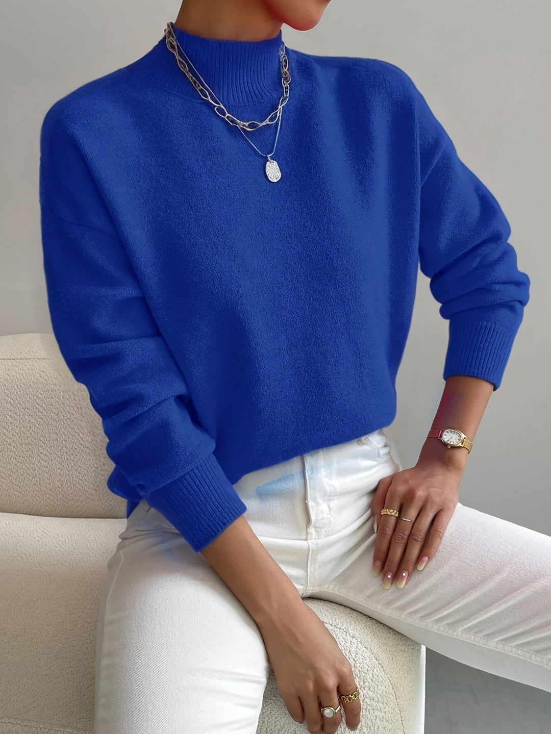 Tara | Mock Neck Sweater