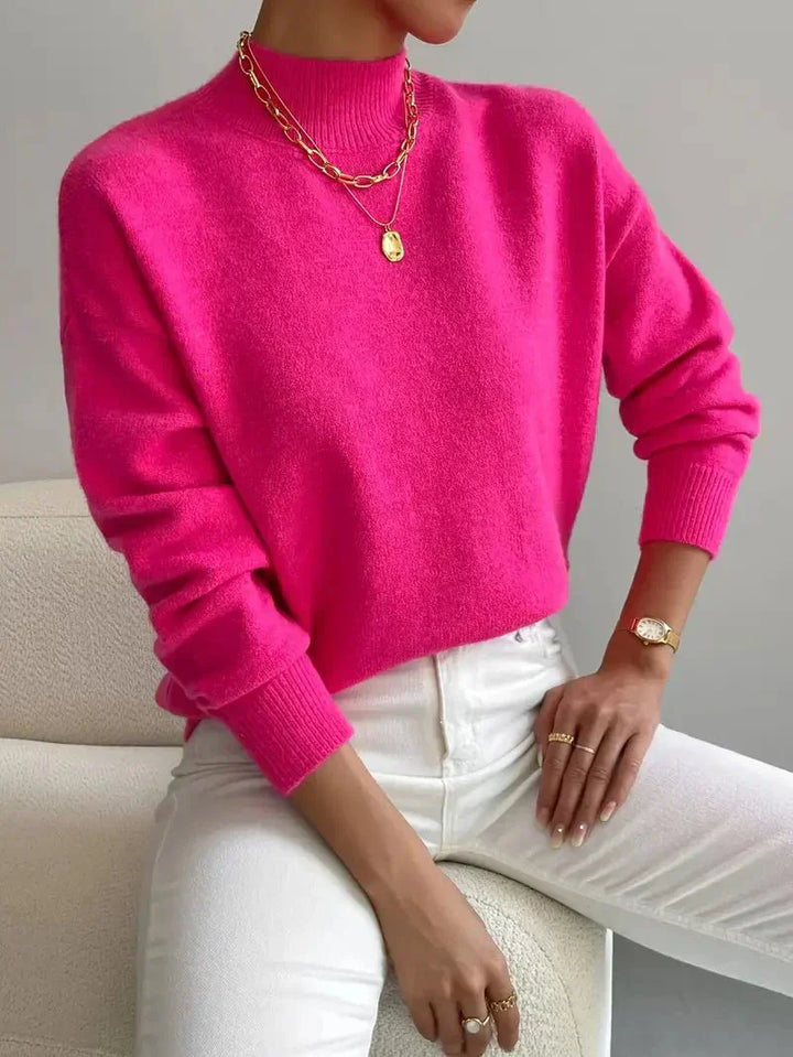 Tara | Mock Neck Sweater