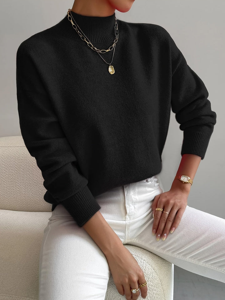 Tara | Mock Neck Sweater