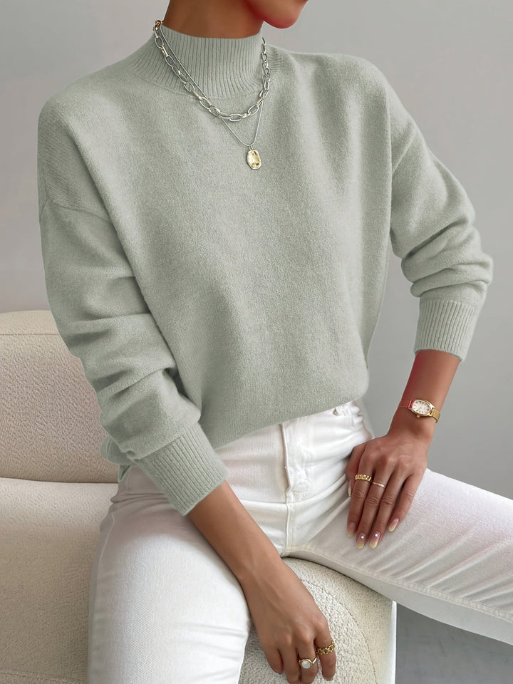 Tara | Mock Neck Sweater