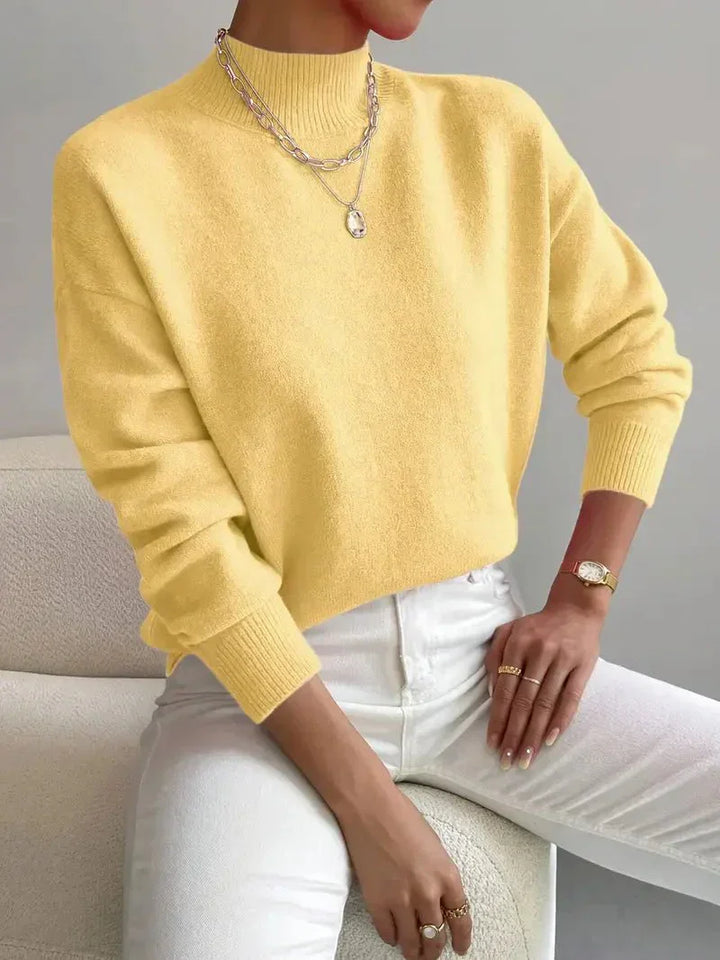 Tara | Mock Neck Sweater